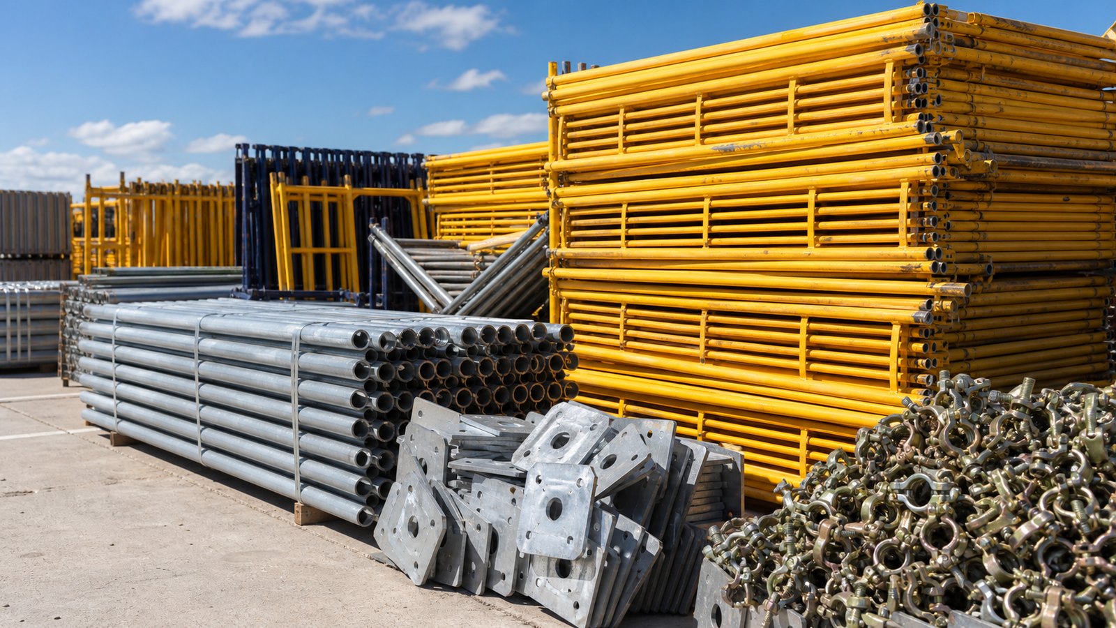 Scaffolding rental in Kingston with construction equipment support